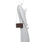 Damier Ebene Pochette Felicie Chain Wallet