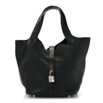 Taurillon Clemence Picotin Lock 22 MM Black
