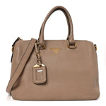 Vitello Phenix Shoulder Bag Cammeo