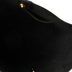 Calfskin Lock and Walk Bucket Black