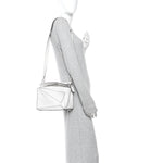 Calfskin Small Puzzle Bag White