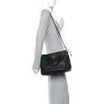 Vitello Phenix Tote Black