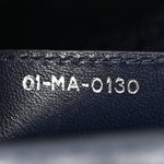 Lambskin Cannage Large Lady Dior Navy Blue