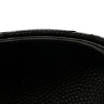Grain De Poudre Textured Mixed Matelasse Triquilt Medium Monogram Monochrome Satchel Black