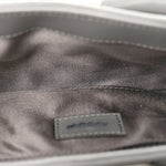 Nappa Vertical Matelasse Small Maxi Horsebit Chain Shoulder Bag Gray