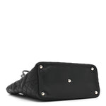 Calfskin Quilted Large Cambon Tote Black