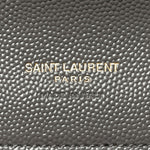 Grain De Poudre Matelasse Chevron Monogram Envelope Clutch Fog