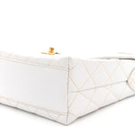 Caviar CC Shoulder Bag White