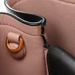 Saffiano Cuir Medium Double Bag Black Mughetto
