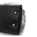 Lambskin Cannage Granville Polochon Black