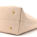 Grained Calfskin Low Key Hobo MM Limestone