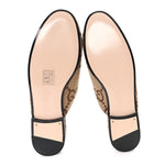 Monogram Jumbo GG Malaga Kid Womens Princetown Slippers 38.5 Camel Ebony New Acero Beige