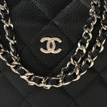 Caviar Quilted Other Shape With Chain Black
