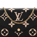 Empreinte Monogram Giant Felicie Pochette Black Beige