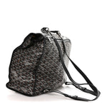 Goyardine Saint Leger Soft Briefcase Backpack Black