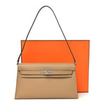 Madame Calfskin Kelly Elan Poussiere