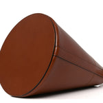 Satinated Calfskin Maillon Triomphe Bucket Bag Tan