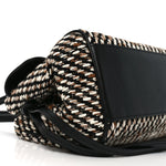 Tweed Calfskin Urban Essentials Small Shopping Bag Black Multicolor