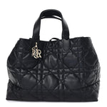 Calfskin Macrocannage Large Toujours Black