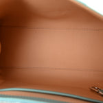 Grained Calfskin MM Brillant Satchel Light Blue