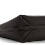 Grainy Calfskin Mini Reversible Tote Peat Sand
