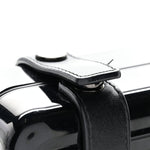 X RIMOWA Aluminum Personal Clutch On Strap Black