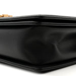 Calfskin Quilted New Medium Boy Flap Black