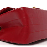 Aged Calfskin Chevron Quilted 2.55 Reissue Mini Flap Dark Red