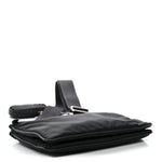 Re-Nylon Saffiano Re-Edition 2000 Double Zip Crossbody Bag Black
