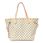 Damier Azur Neo Neverfull MM Rose Ballerine