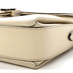 Dollar Calfskin Interlocking G Crossbody Bag Mystic White