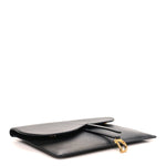 Goatskin Saddle Pouch Black