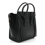 Smooth Calfskin Micro Luggage Black