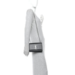Grain De Poudre Small Monogram Kate Satchel Black