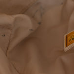 Metallic Coated Canvas Quilted Small Paris Biarritz Tote Gold