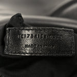 Plunged Lambskin Calypso Black