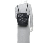 Calfskin Quilted Small Urban Spirit Backpack Black