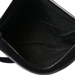 Grained Calfskin Large Slouchy Banana Bag Black