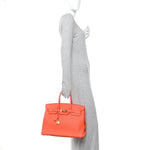 Togo BIRKIN 35 Orange Poppy