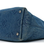 Denim Large CC Tote Dark Navy Blue
