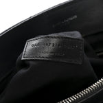 Calfskin Y Quilted Monogram Medium Loulou Chain Satchel Storm