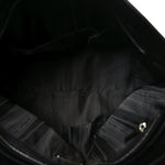 Calfskin Large Sofia Shoulder Bag Black