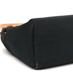 Toile Vache Calfskin Herbag 30 PM Black Natural