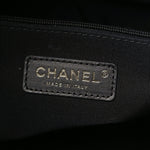 Suede Calfskin Shiny Lambskin Quilted Small Coco Base Shopping Bag Beige Black