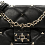 Nappa Mini Candystud Crossbody Bag Black