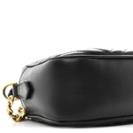 Calfskin Matelasse Small GG Marmont Chain Shoulder Bag Black