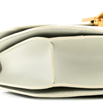 Box Calfskin Medium Classic Box Flap Bag Vert D'eau
