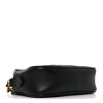 Calfskin Matelasse Mini GG Marmont Chain Shoulder Bag Black