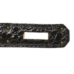 Shiny Alligator Kelly Sellier 32 Havane
