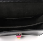 Vitello Liberty Fun Fair Metal Studded Small Kan I Shoulder Bag Black Multicolor